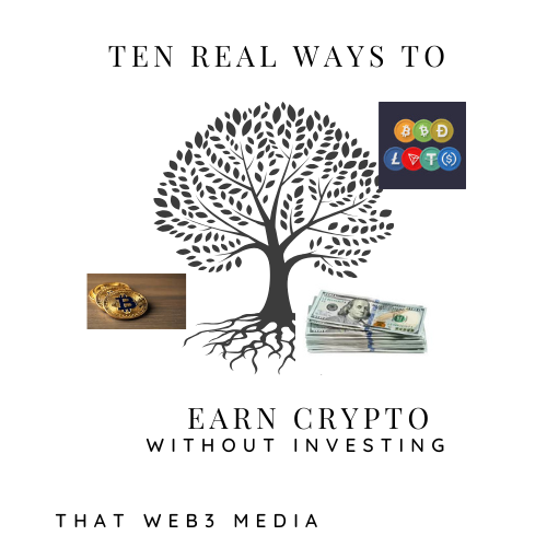 how to earn crypto without investing